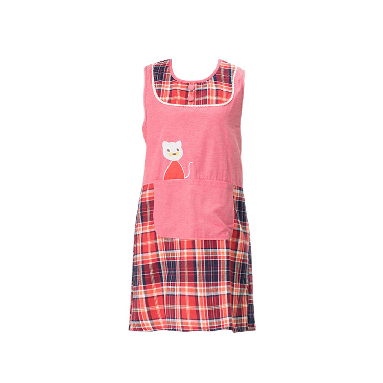 APA1186 Ladies' Household TC Apron with Cute Cat Pattern