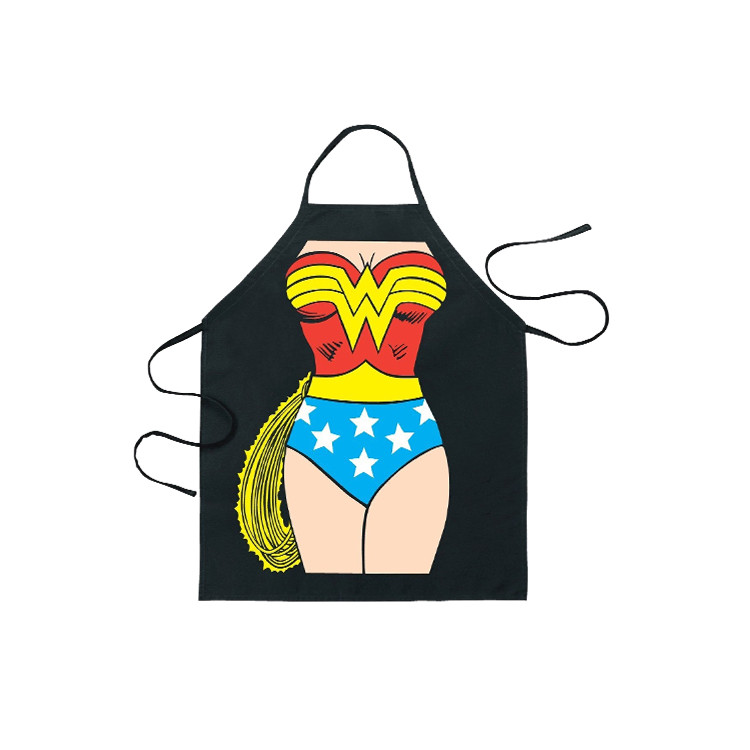 APA1187 Original Cute Sexy Wonder Woman Pattern Kitchen Apron