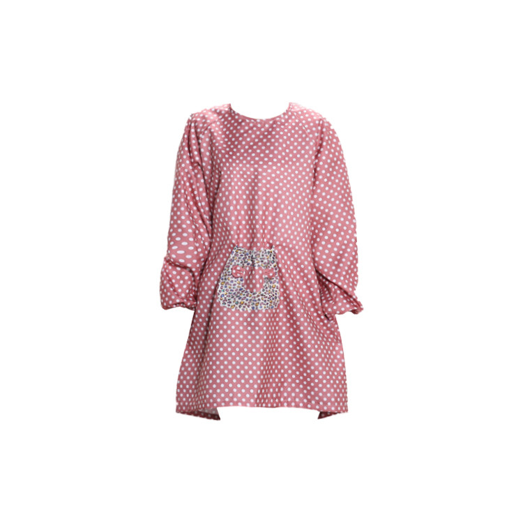 APA1191 Long Sleeved Water Proof Cotton Apron with Convenience Pocket