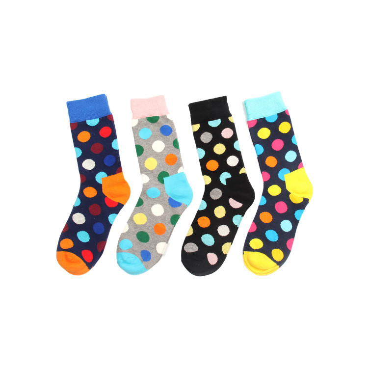 APS1126 Polka Dots Cotton Sock