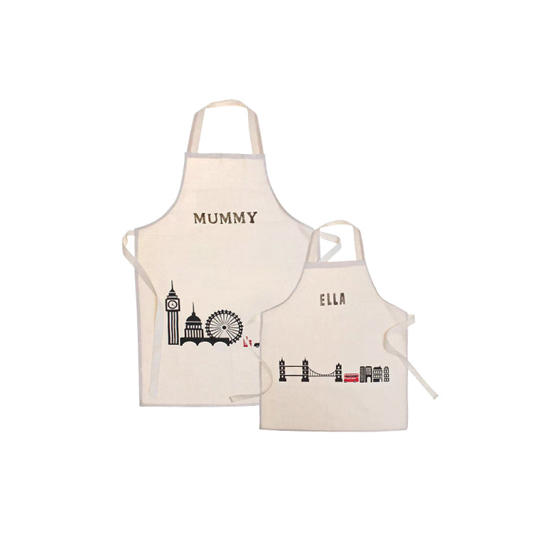 APA1205 Children's Water Proof Polyester Apron with British Sights Pattern
