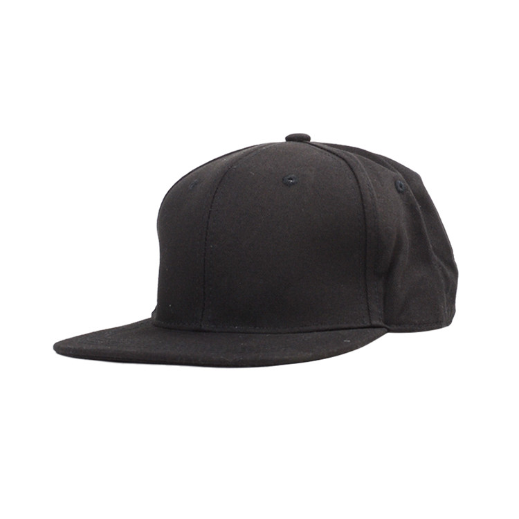 APH1132 Men's Solid Black Cotton Baseball Cap