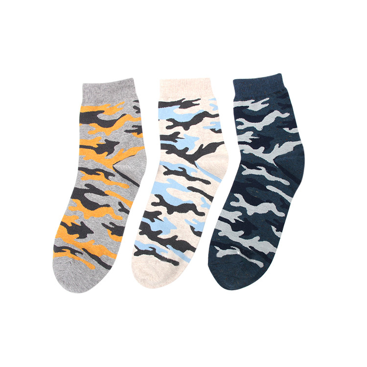 APS1138 Men's Camo Cotton Ankle Sock