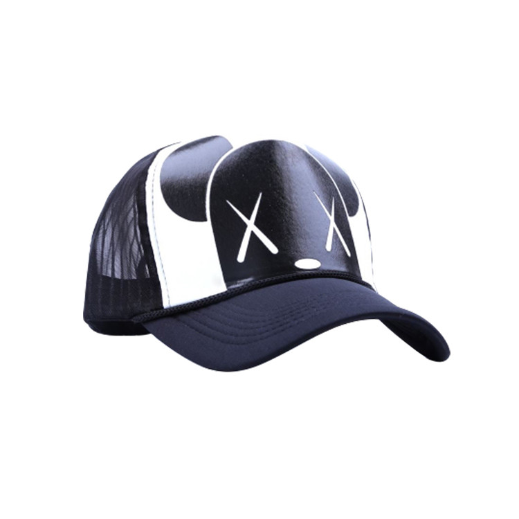 APH1162 Polyester and Cotton Blend Baseball Cap with Panda Pattern