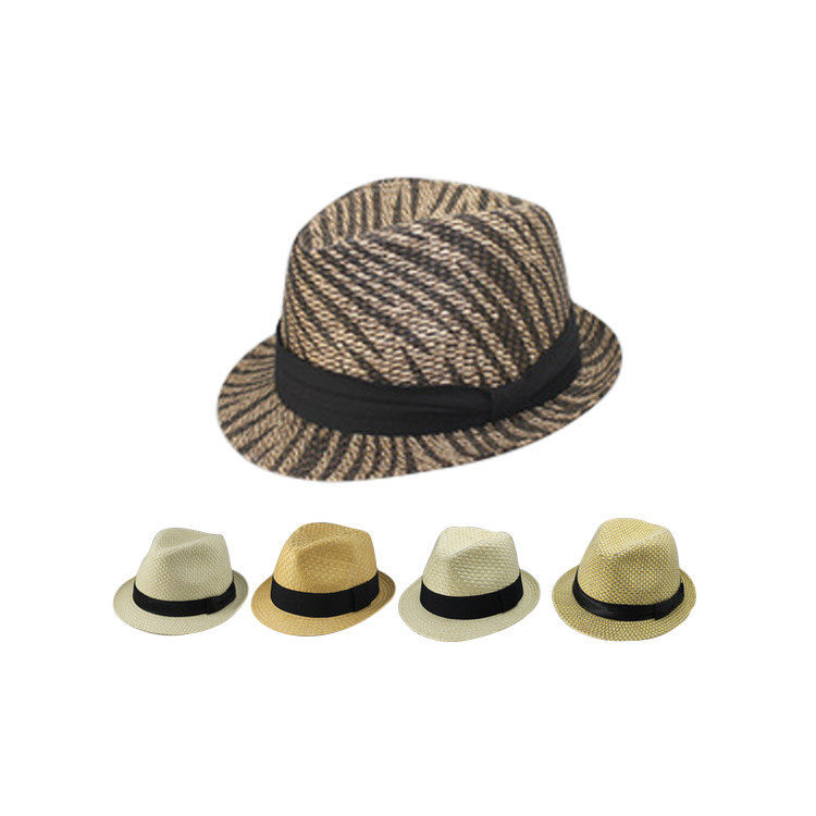 APH1165 Men's Straw Woven Trilby