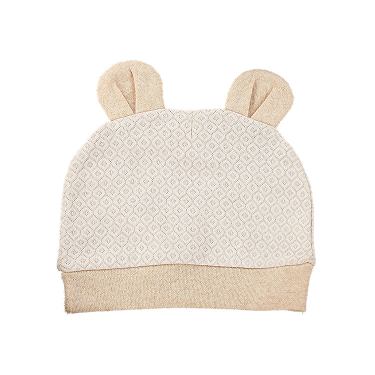APH1182 Organic Cotton Infant Hat with Cute Ears
