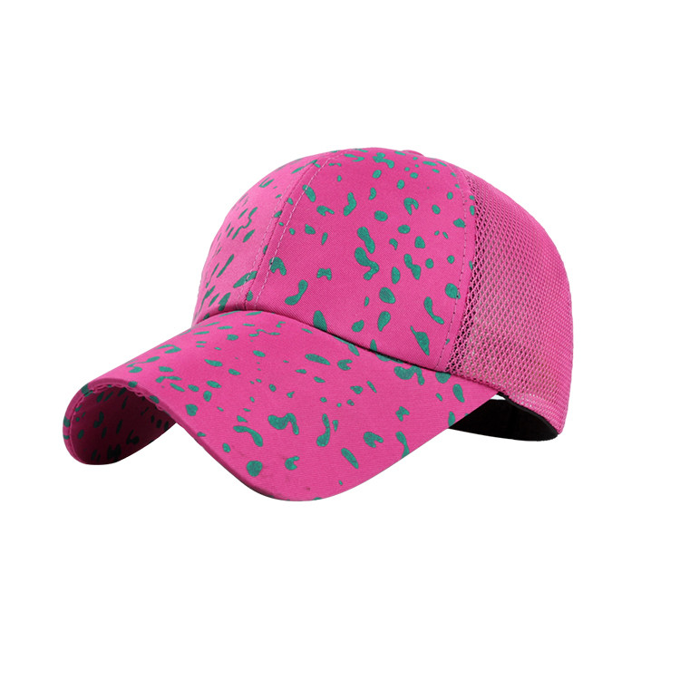 APH1288 Women's Baseball Cap with Dots Pattern