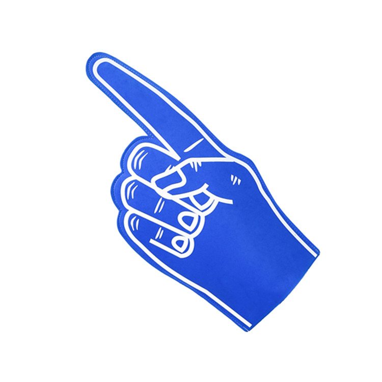 APG1185 Blue Hand Shaped EVA Cheerleader Glove
