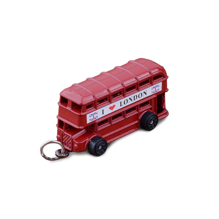 HAK1126 British Bus Shaped Key Tag