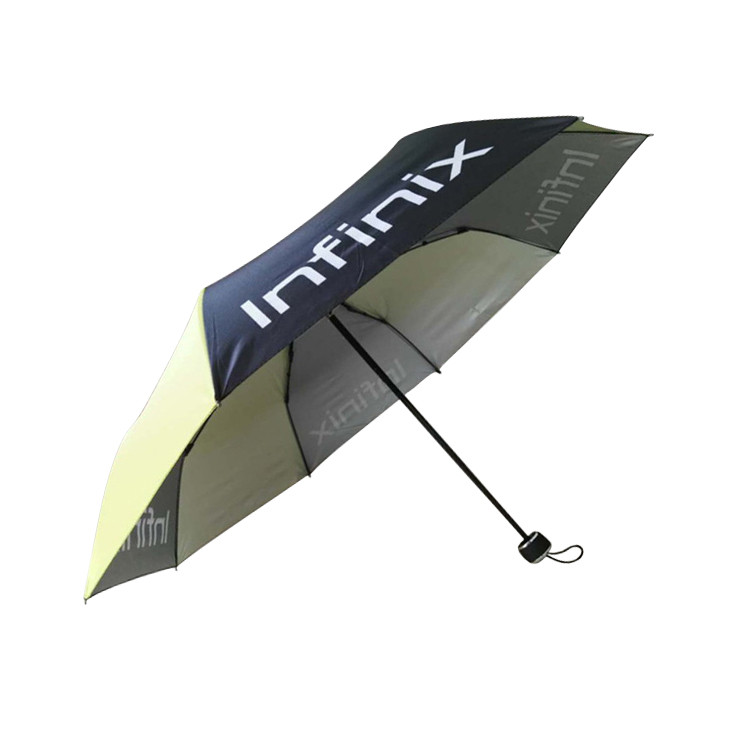 SUT1134 Tri-fold Umbrella with Checked Canopy-42"