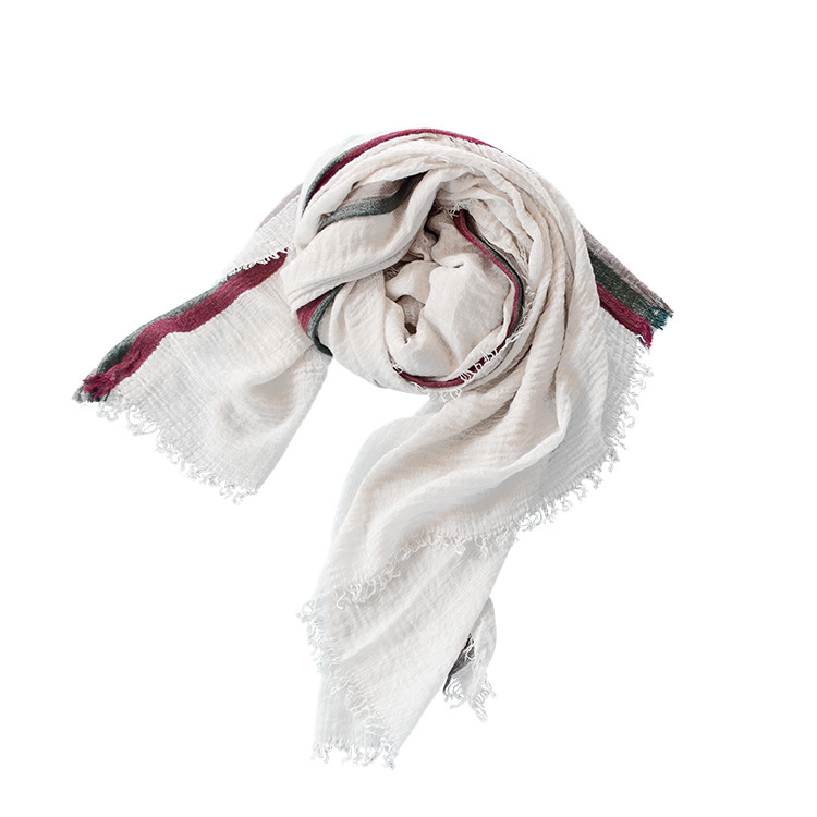 APC1210 Women's Striped Silky Shawl, Scarf