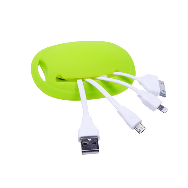 ELC1124 Portable 4-in-1 Retractable USB Charging Cable