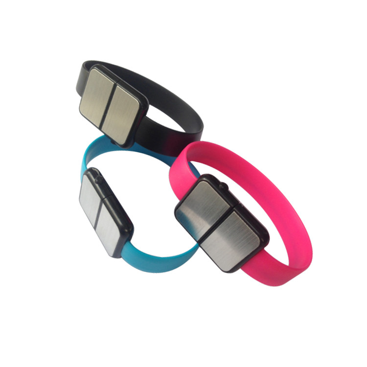 ELC1142 Short Flat Bracelet Micro USB Charging Cable