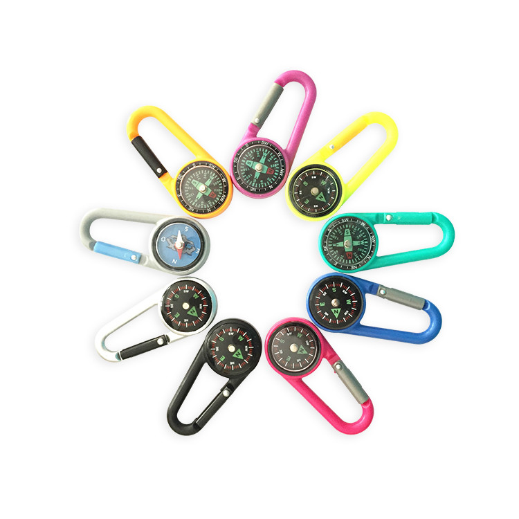 SUC1166 2-in-1 Outdoor Compass, Carabiner