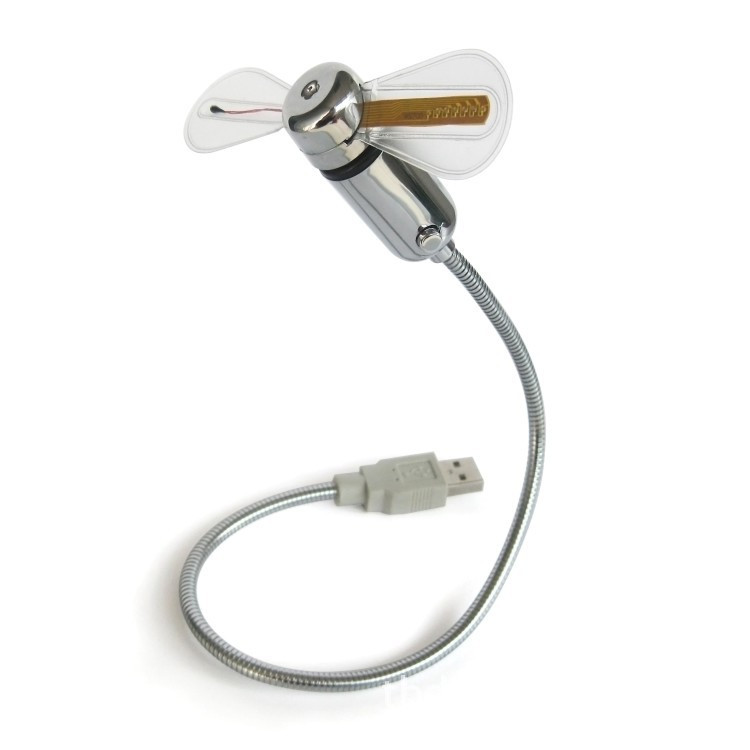 SUF1168 USB LED Cooling Flashing Fan with Programmable Edit Word