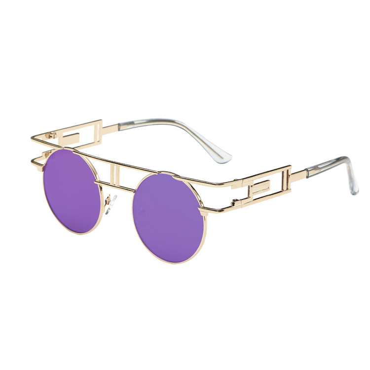 SUS1164 Women's UV400 Flat Lenses Metal Frame Sunglasses