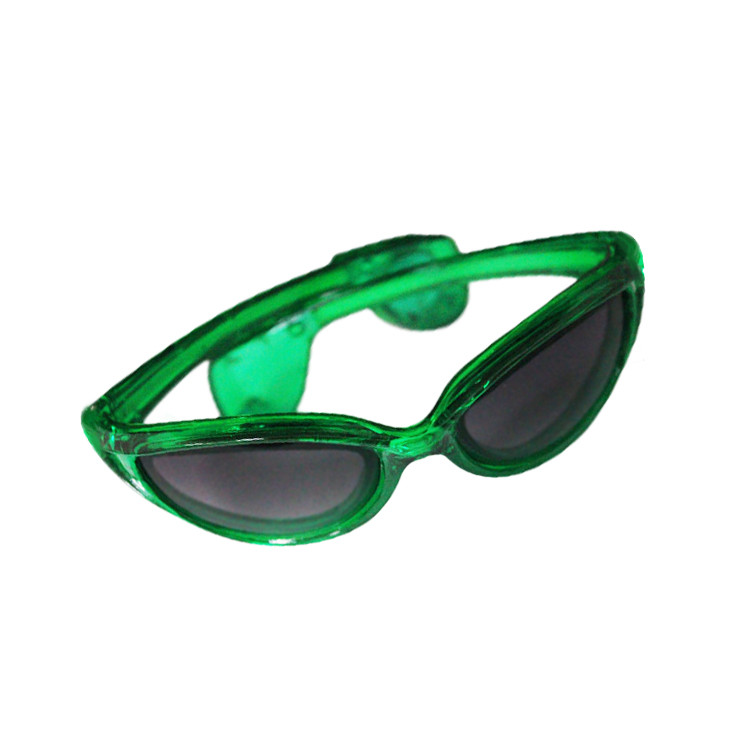 SUS1185 LED Flashing Cat Eye Lens Glasses