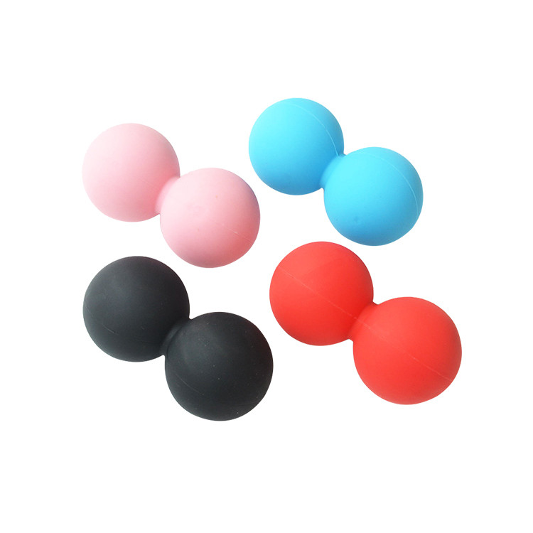 SUE1214 Silicone Peanut Yoga Massager Ball Rollers