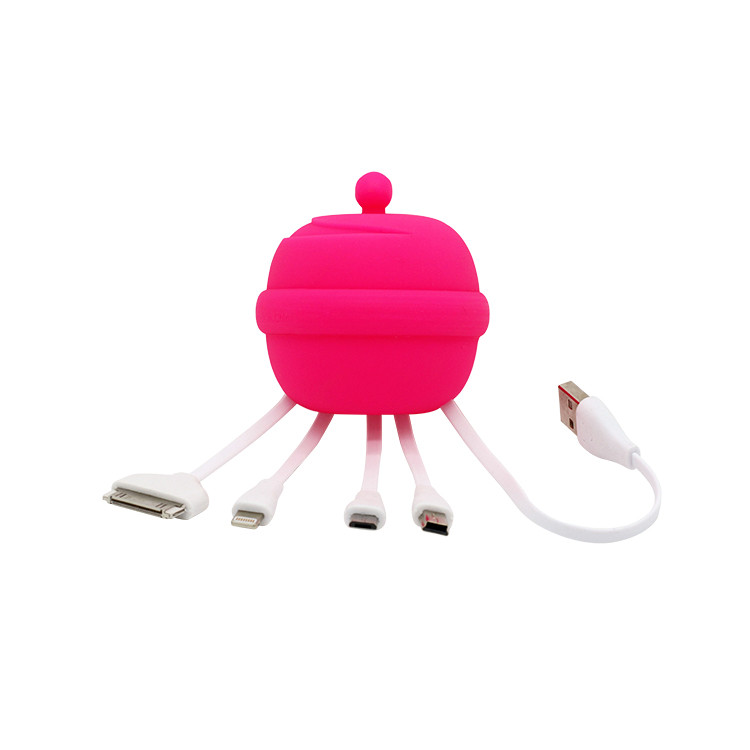 ELC1206 Silicone Ball Designed USB Cable