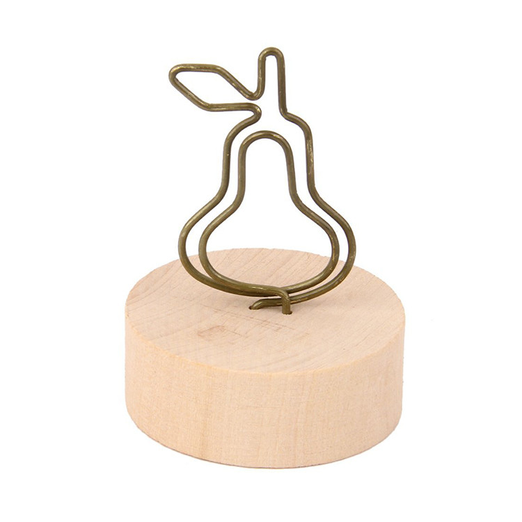 OPC1153 Wooden Memo Photo Clip Holder