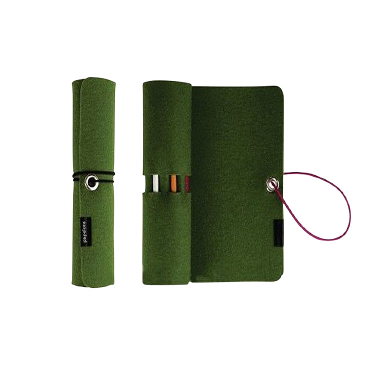FPH11228-slot Felt Roll-up Pencil Wrap
