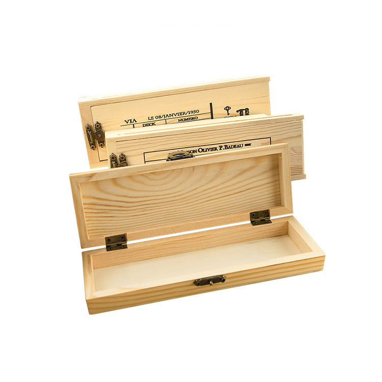 FPH1152 Retro-style Wooden Storage Pencil Box