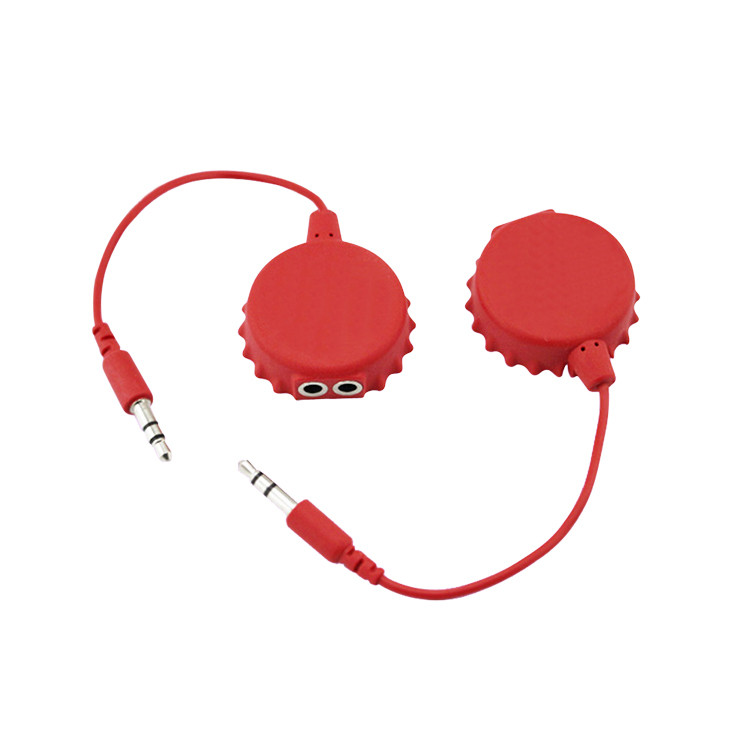 ELA1158Bottle Cap Earphone Splitter