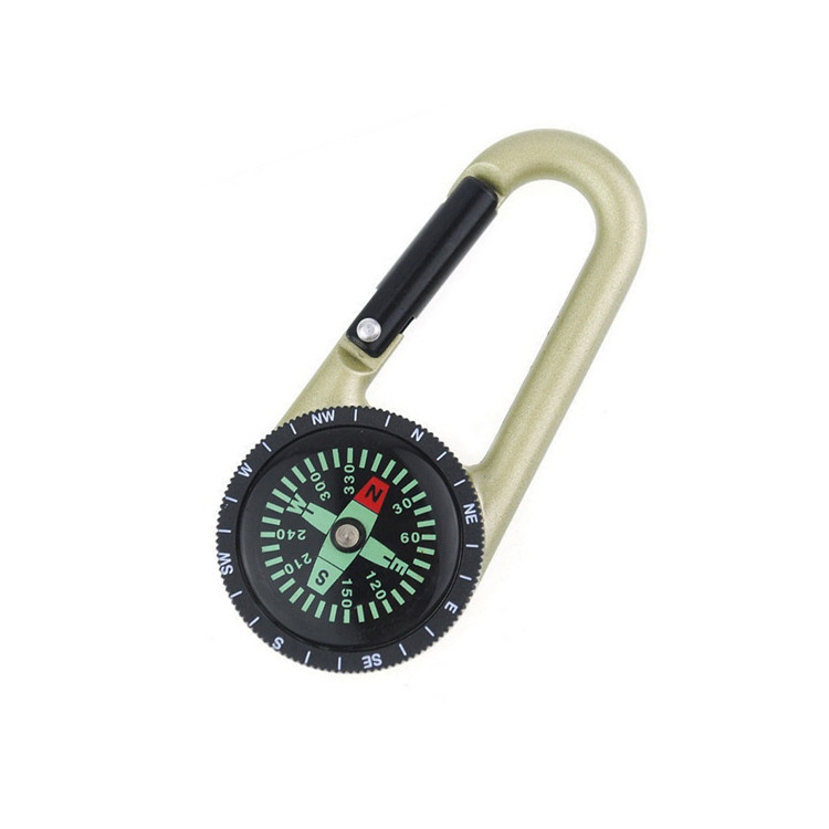 SUC1222 Functional Outdoor Carabiner with Compass