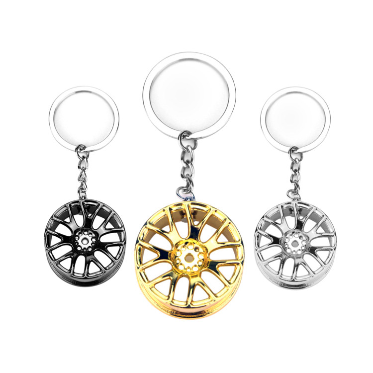HAK1175 Metal Wheels Keychain