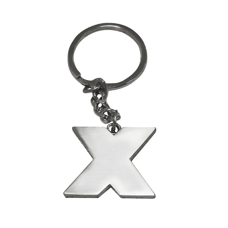 HAK1182 Metal X Designed Car Pendant Keychain