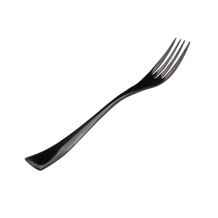 BWS1177 Black Dining Fork with Mirror Finish
