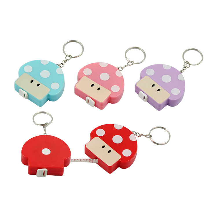 HAT1201 Cute Cartoon Tape Measure Keychain