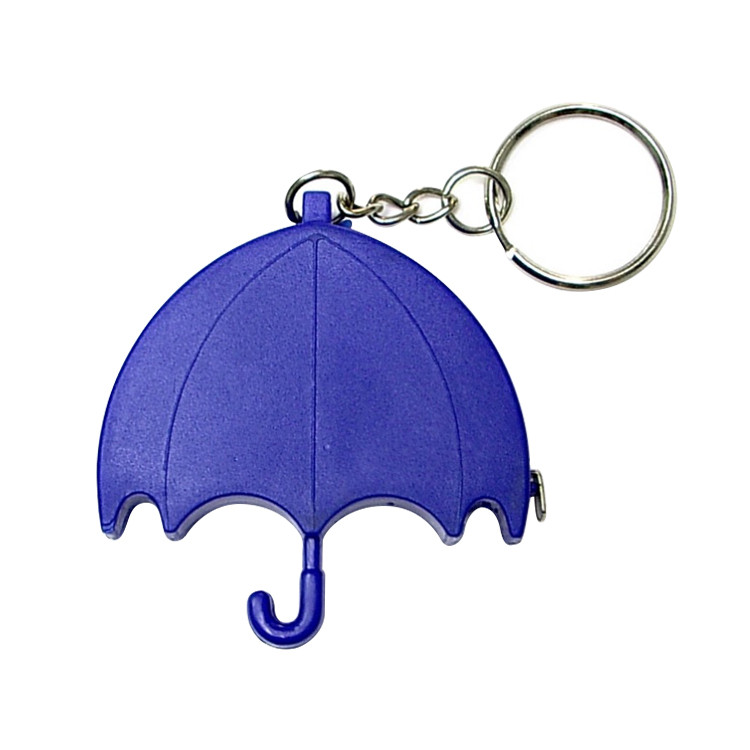 HAT1209 Umbrella Shape Tape Measure Key Chain