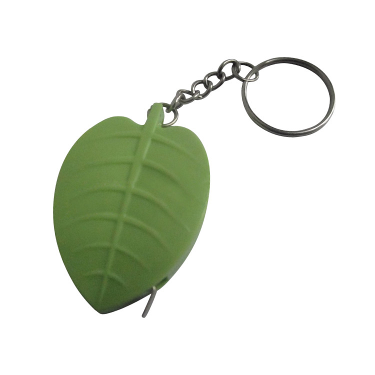 HAT1212 Retractable Leaf Designed Tape Measure Keychain