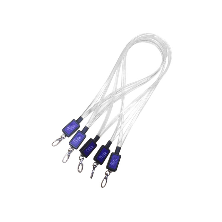 SUE1305 LED Lighting Lanyard with Transparent Strap