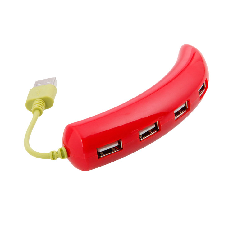 ELB1113Chili Pepper Style 4 Ports 2.0 UBS Hub