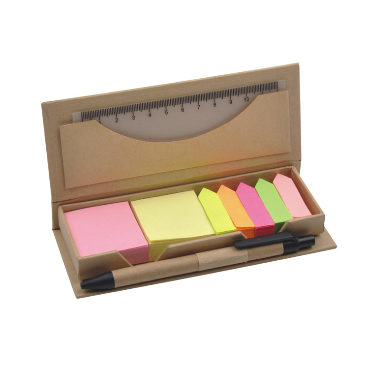 FPS1203 Sticky Notes Combo, Pen, Ruler