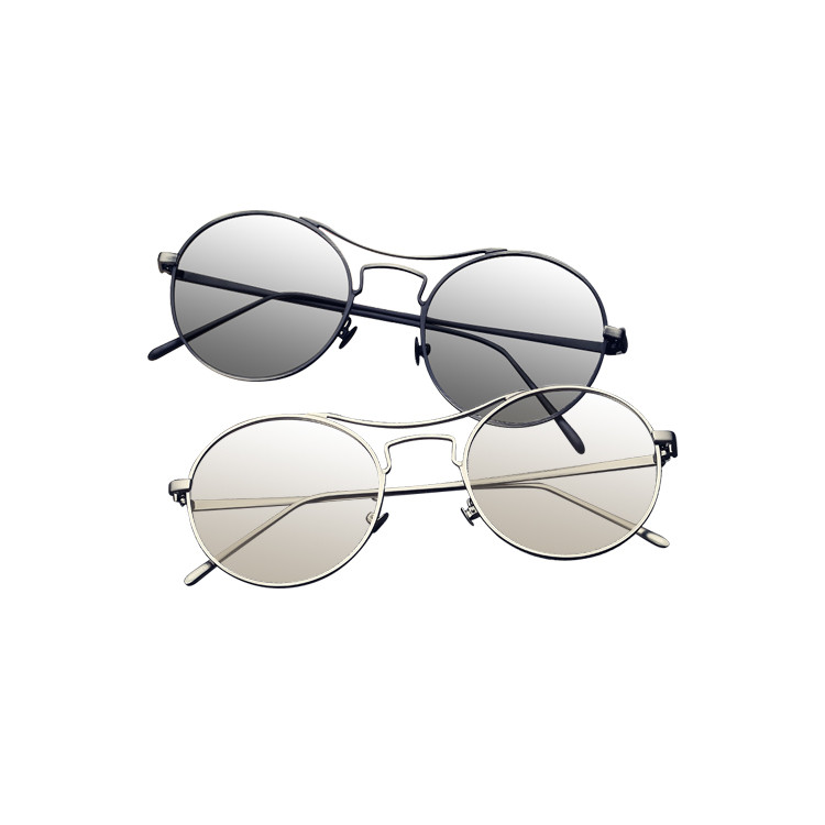 SUS1143 Retro Round Metal Glasses Frame