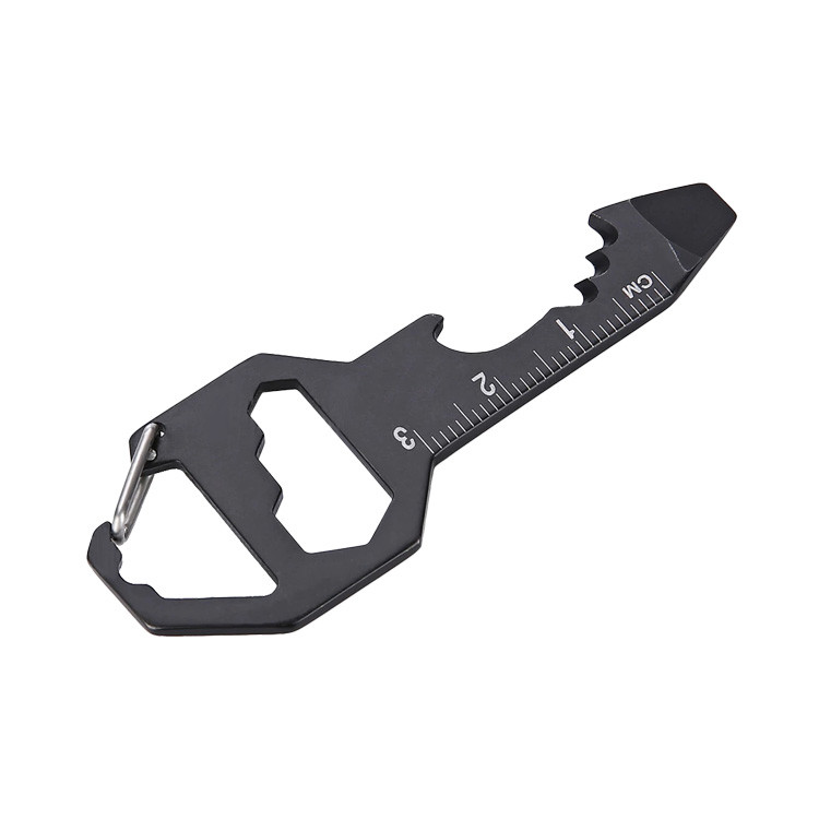 SUC1326 Stainless Steel Multifunctional EDC Tool Hex Wrench, Ruler
