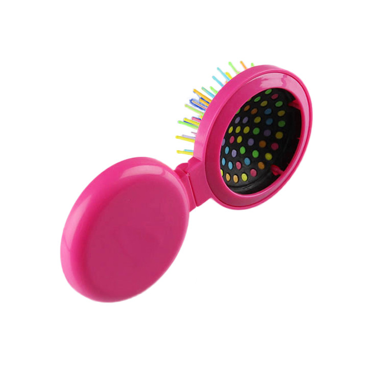HPC1222 Colorful Hair Brush Comb with Mirror