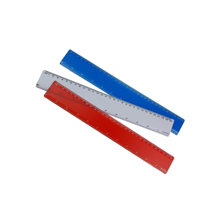 FPE1253 12-inches Stationery Clear Ruler