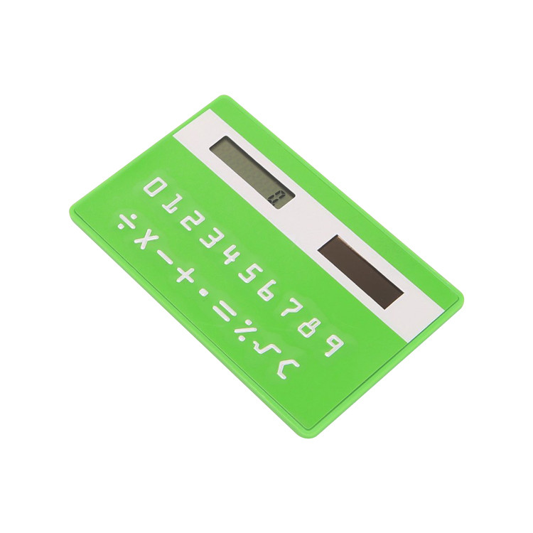 FPE1271 Ultra-thin Card Sized 8-Digit Solar Powered Calculator