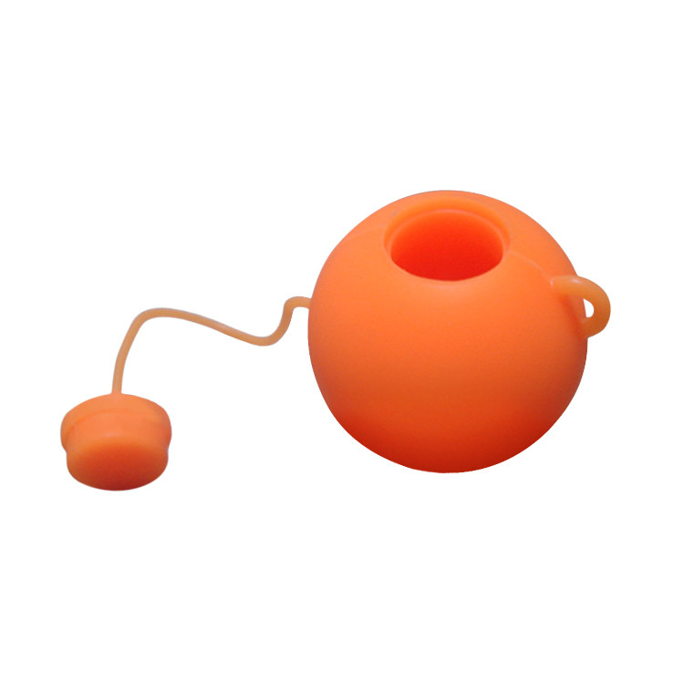 HAA1280 Ball-shaped Silicone Ashtray with Lid