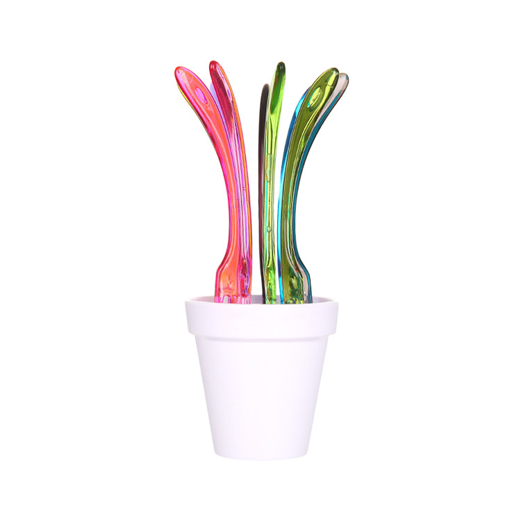 HAD1220 Tableware Potting Designed Fruit Fork Set