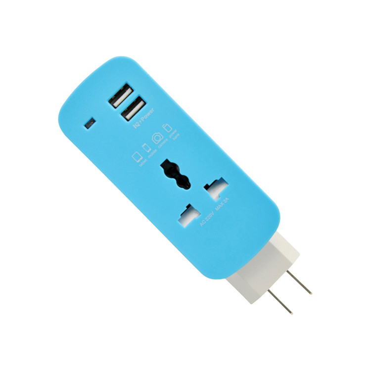 ELC1219 3-in-1 USB Charger Adapter with Dual-port