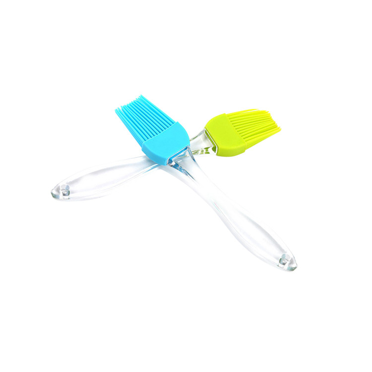 SUQ1117 Transparent PP Handle Heat Resistant Silicone Oil Brush