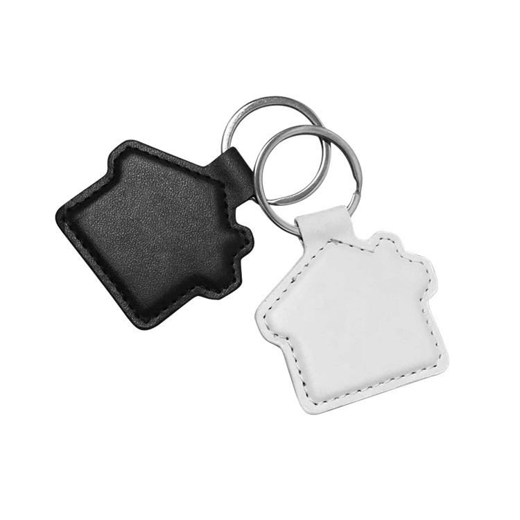 BWR1149 House-shaped Promo PU Keychain