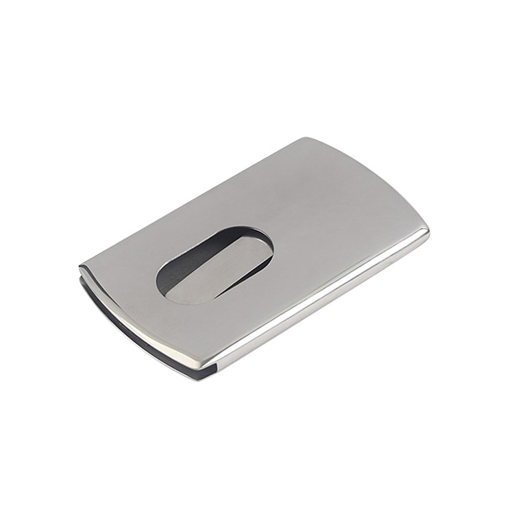 FPE1359 Thumb Slide Out Stainless Card Holder