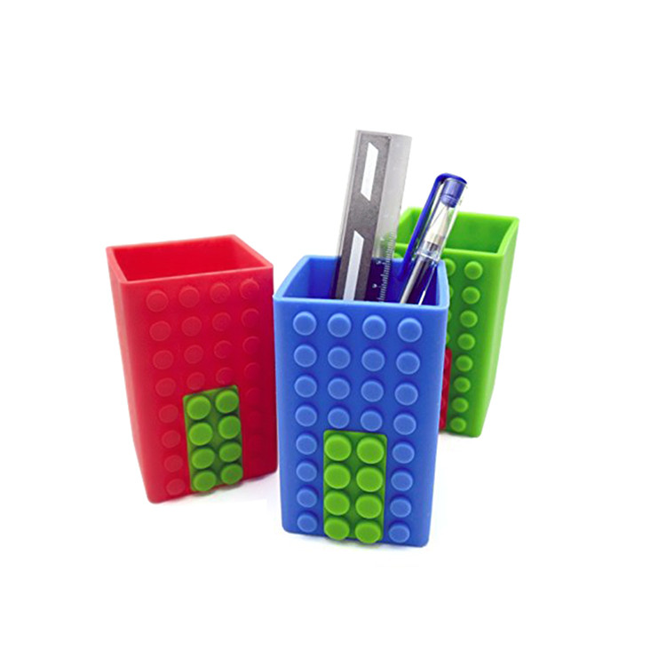 FPE1373 Building Block Style Silicone Pen Holder