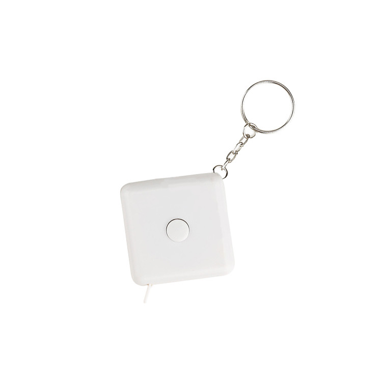HAT1151 Square Retractable Tape Measure Keychain